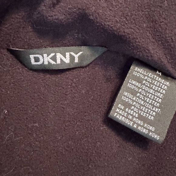 ❤️ Vintage Stunning DKNY Fleece Lined Puffy Vest ❤️ - Picture 11 of 16